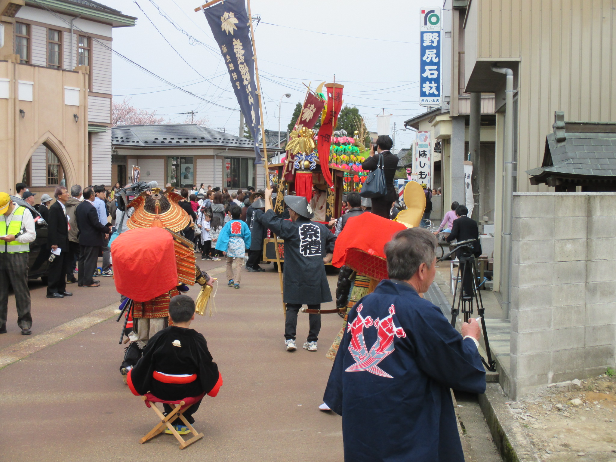 鏝絵と下条川千本桜祭りが開催されました